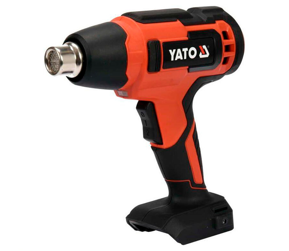 Фен строительный аккум. (без АБК) YATO YT82285 250вт 550°C-3