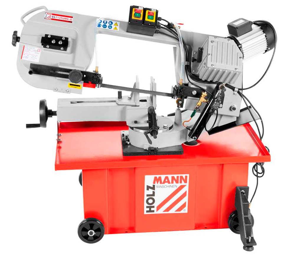 Fierăstrău cu bandă pentru metal de masă HOLZMANN BS712TURN-G_400V 1100w