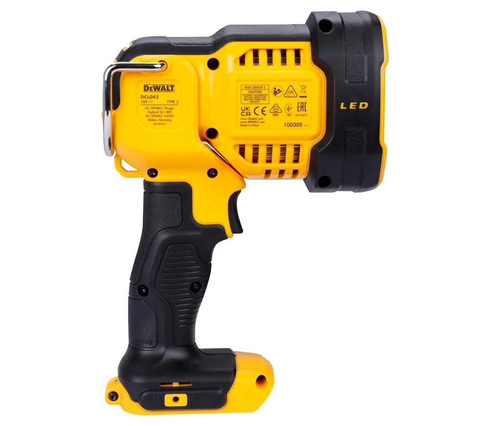 Lanternă construcții cu acumulator (fără bat) DEWALT DCL043-XJ 120/1000lm 18V-3