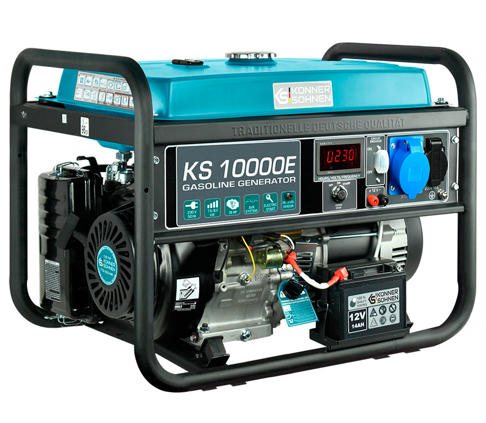 Электрогенератор Könner&Söhnen KS10000E 8квт Бензин AVR-2