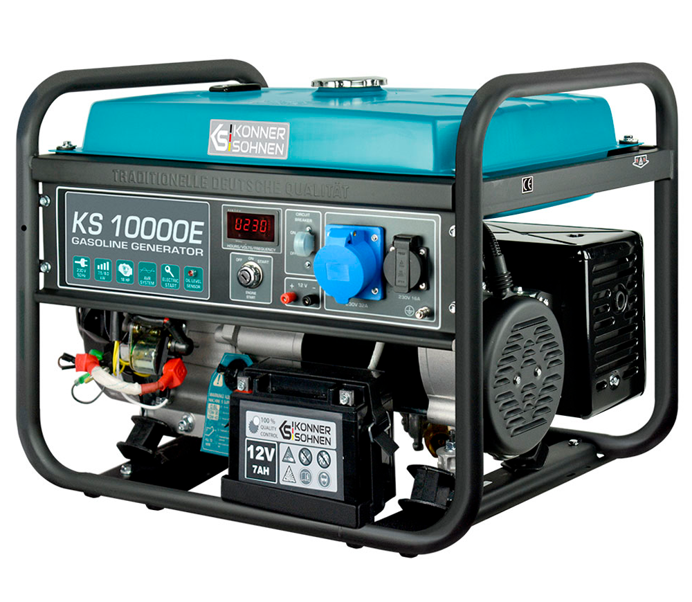 Электрогенератор Könner&Söhnen KS10000E 8квт Бензин AVR-3