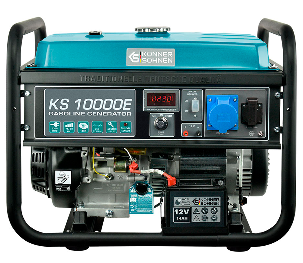 Generator electric Könner&Söhnen KS10000E 8kw Benzină AVR