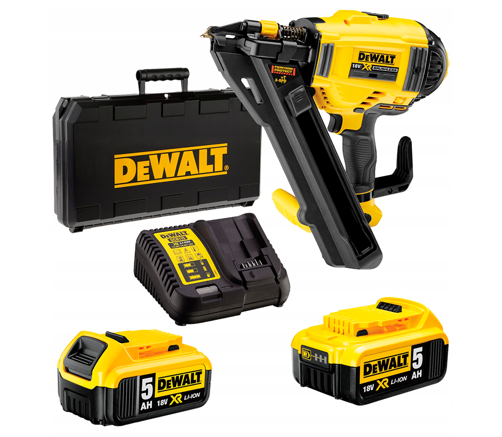 Nailer cu acumulator DEWALT DCN693P2 120bat/min 18V 5Ah