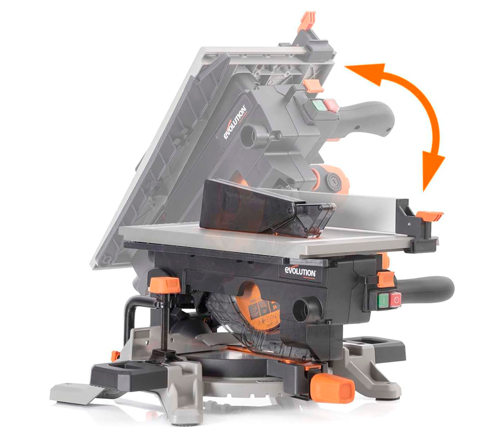 Fierăstrău  circular staționar EVOLUTION R210MTS-G2 RAGE 1500w 210mm-2