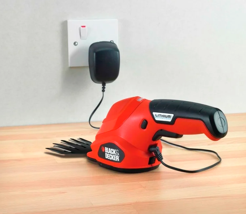 Trimmer-foarfece gard viu cu acumulator BLACK&DECKER GSL200-QW 100mm 3.6V 1.1Ah-2