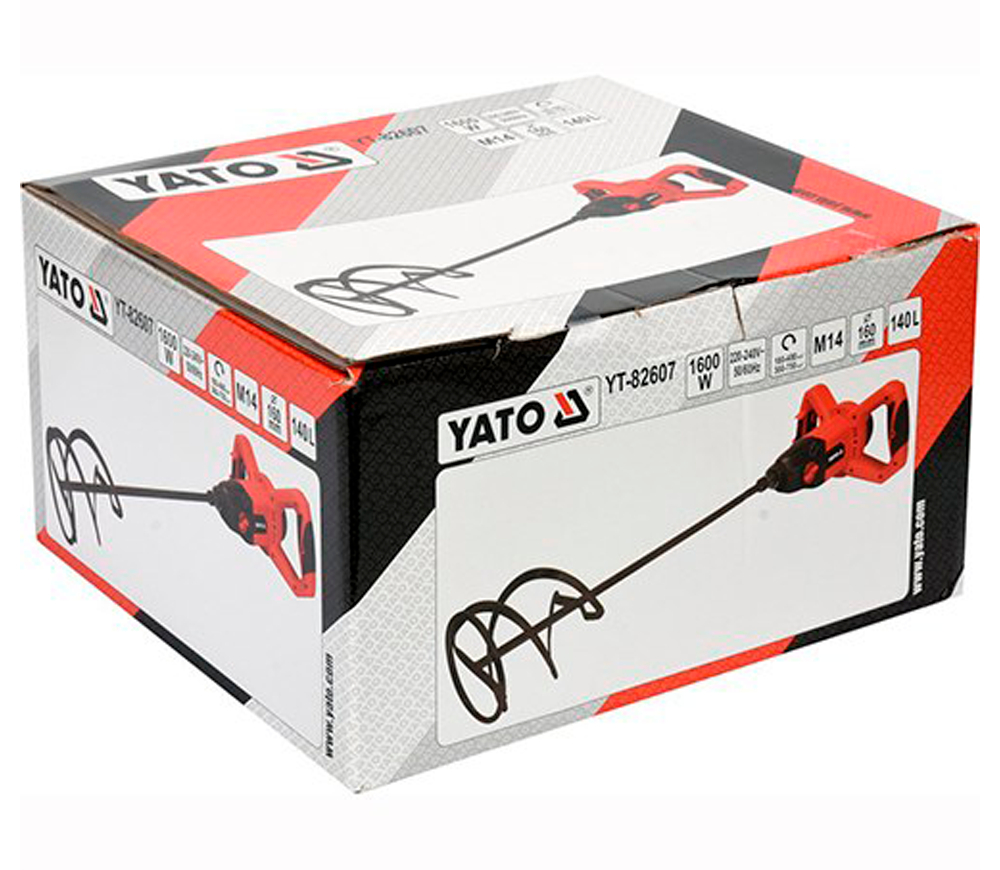 Миксер строительный YATO YT82607 1600вт-3