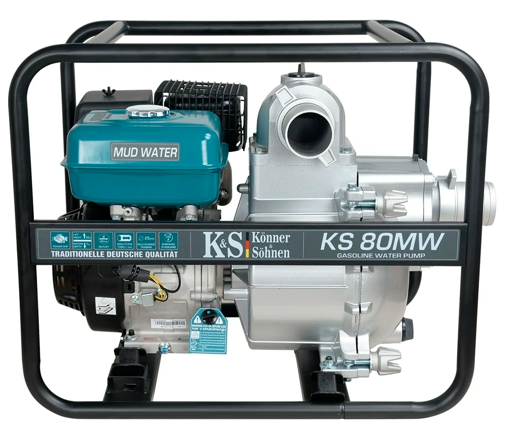 Motopompă cu benzină Könner&Söhnen KS80MW 60000l/h 9cp-2