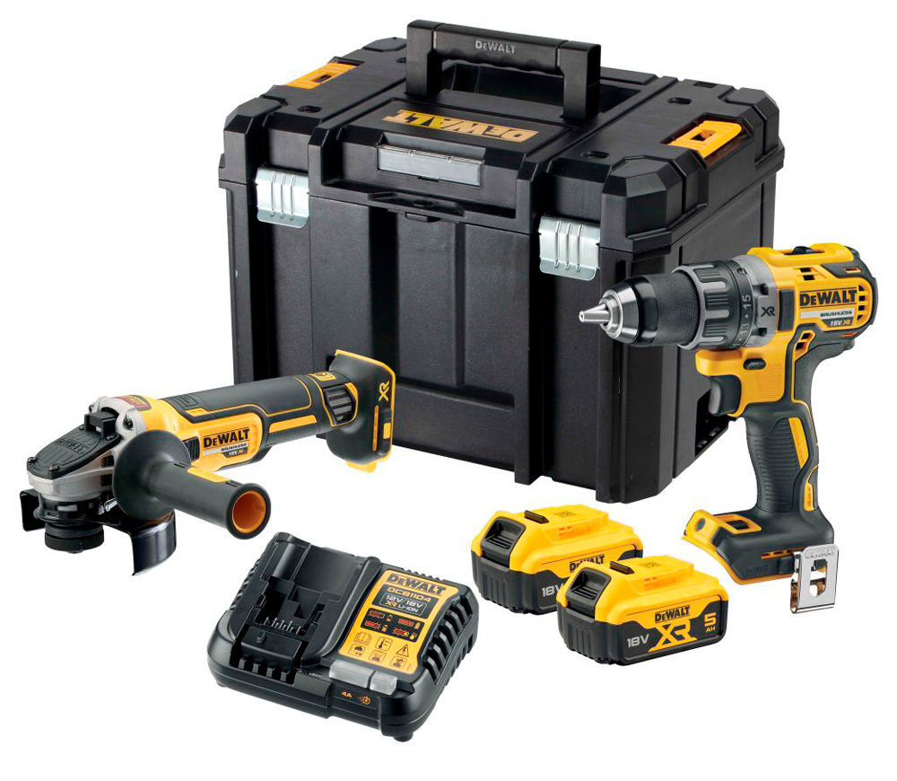 Set de instrumente cu acumulator DEWALT DCK2020P2T 18V 5Ah