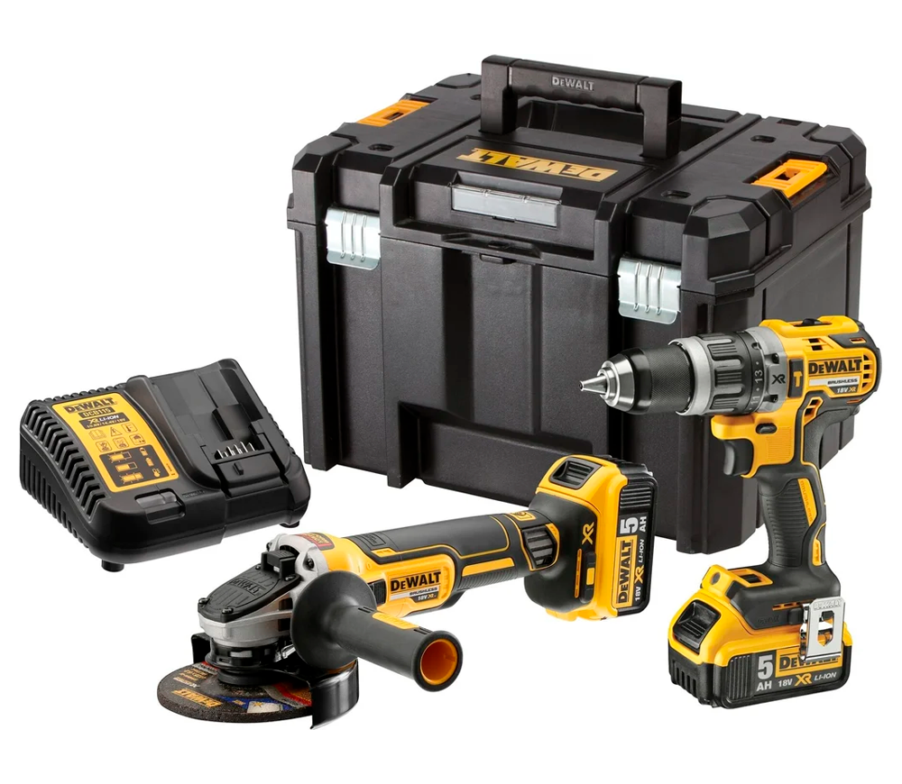 Set de instrumente cu acumulator DEWALT DCK2080P2T 18V 5Ah
