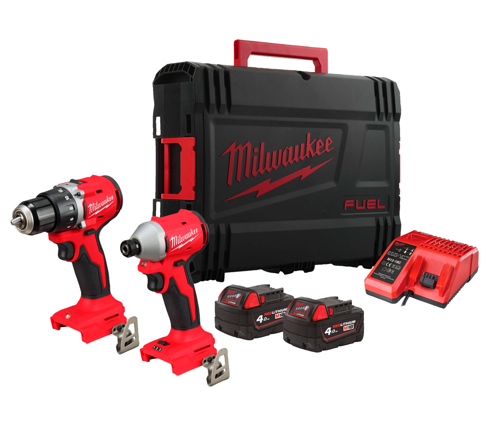 Set de instrumente cu acumulator MILWAUKEE M18 BLCPP2B-402C 18V 4Ah