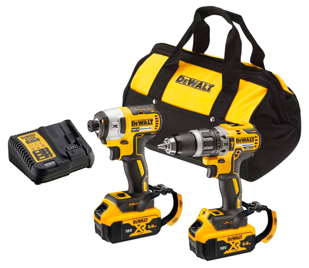 Set de instrumente cu acumulator DEWALT DCK266P2LR 18V 5Ah