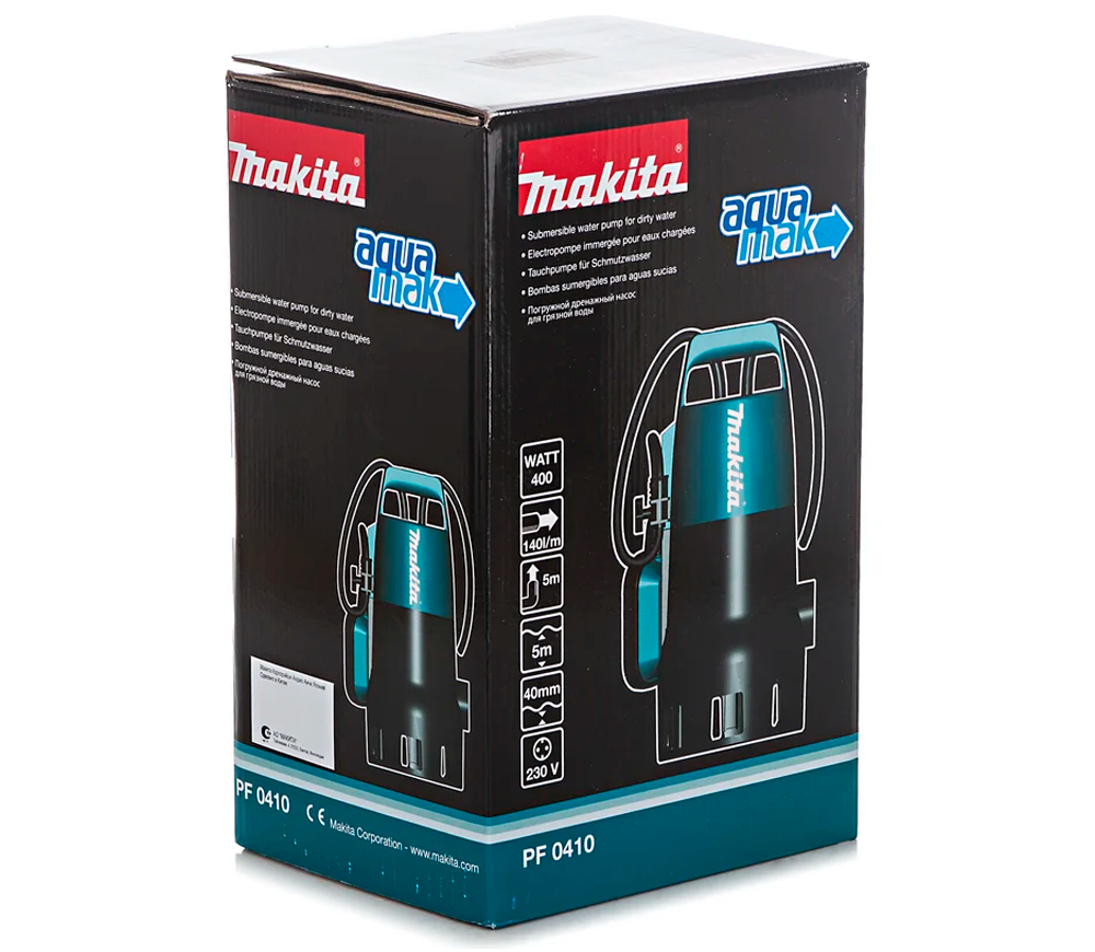 Дренажный насос MAKITA PF0410 400вт 8400л/ч-5