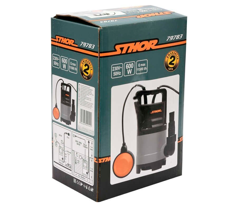 Дренажный насос STHOR STH79783 600вт 11500л/ч-3