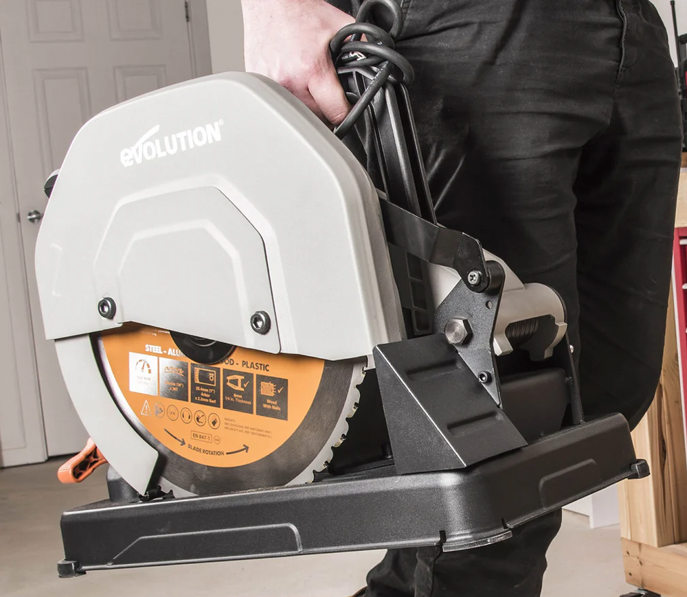 Fierăstrău abraziv pentru tăiat metal EVOLUTION R355CPS 1600w 355mm-2