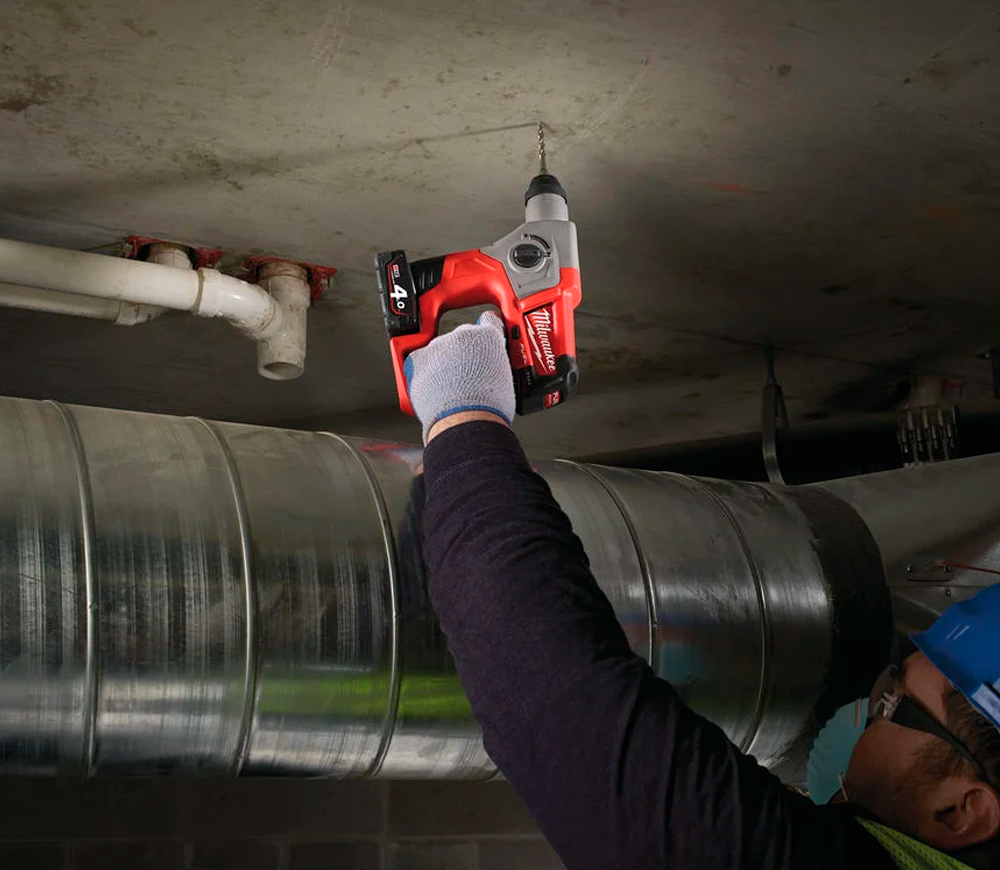 Ciocan rotopercutor cu acumulator (fără bat) MILWAUKEE M12CH-0 1.1J 12V-9