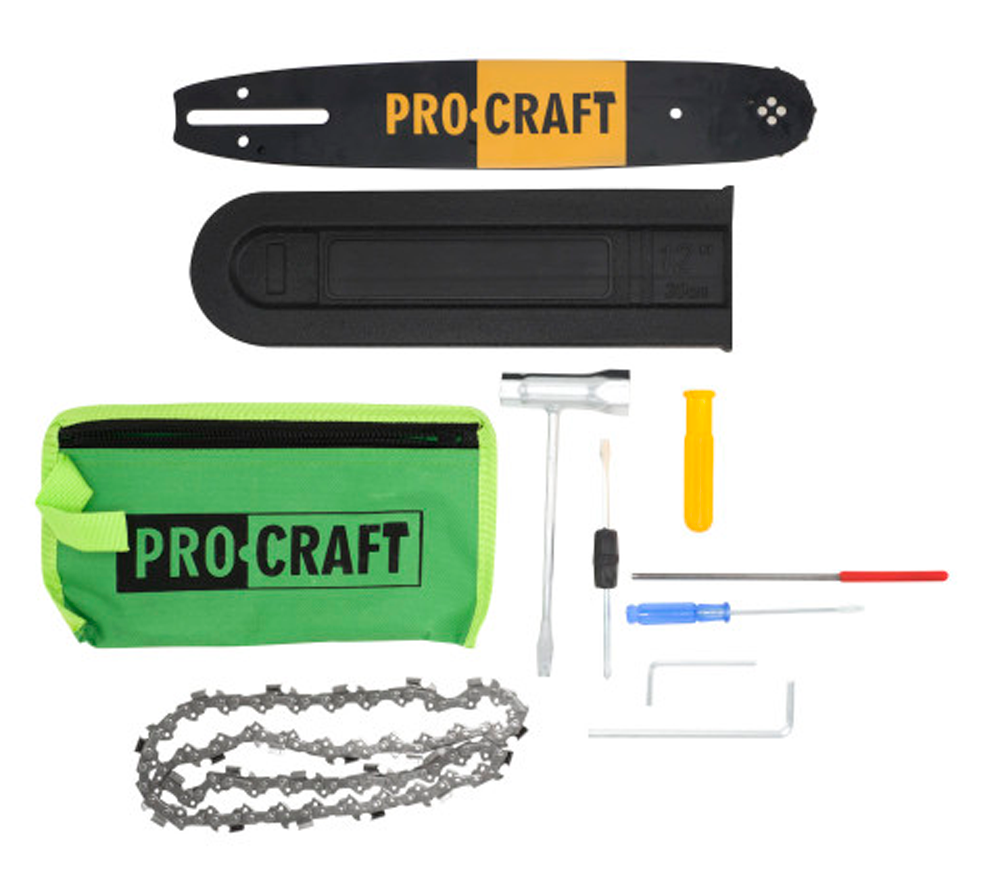 Fierăstrău cu lanț pe benzină ProCraft K350S 300mm 25.4cm3-9