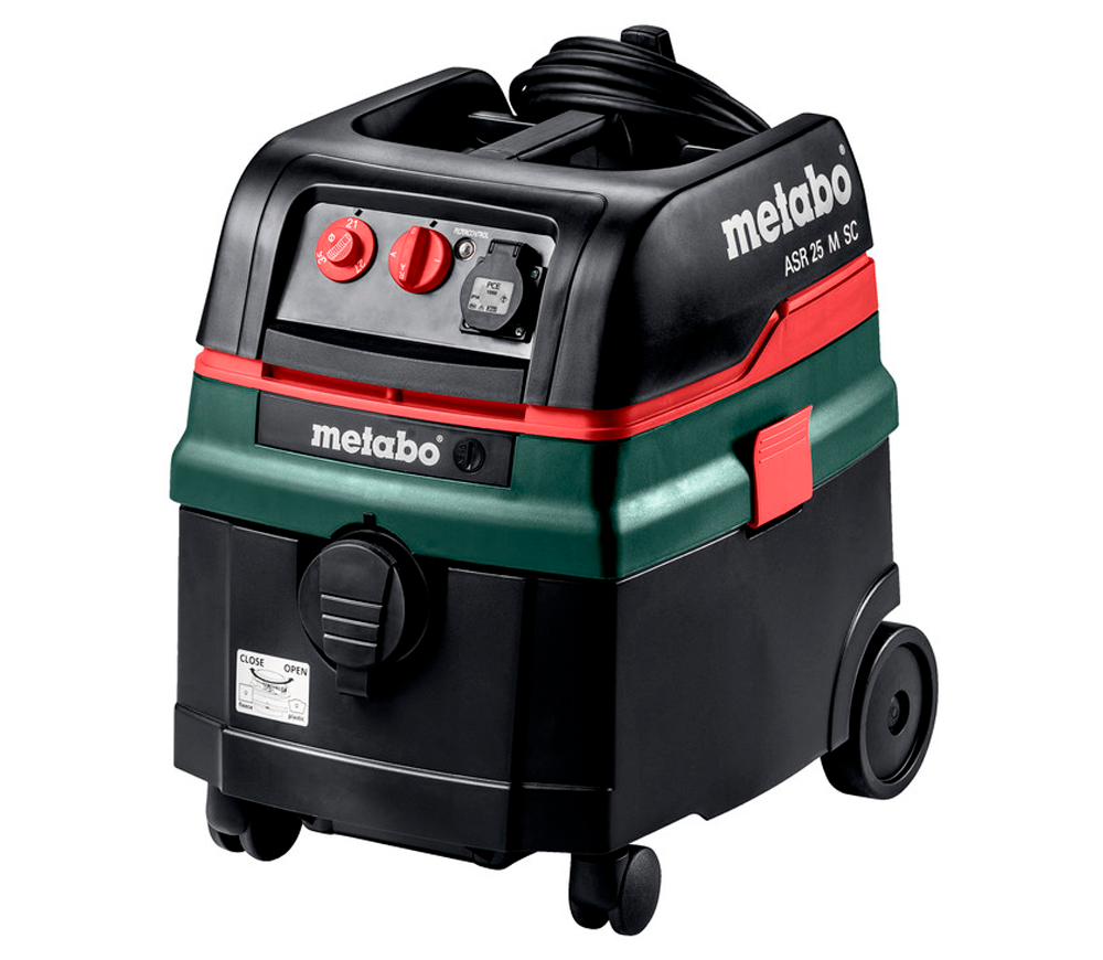 Пылесос промышленный METABO ASR 25 M SC 1400вт 270мбар 25л-4