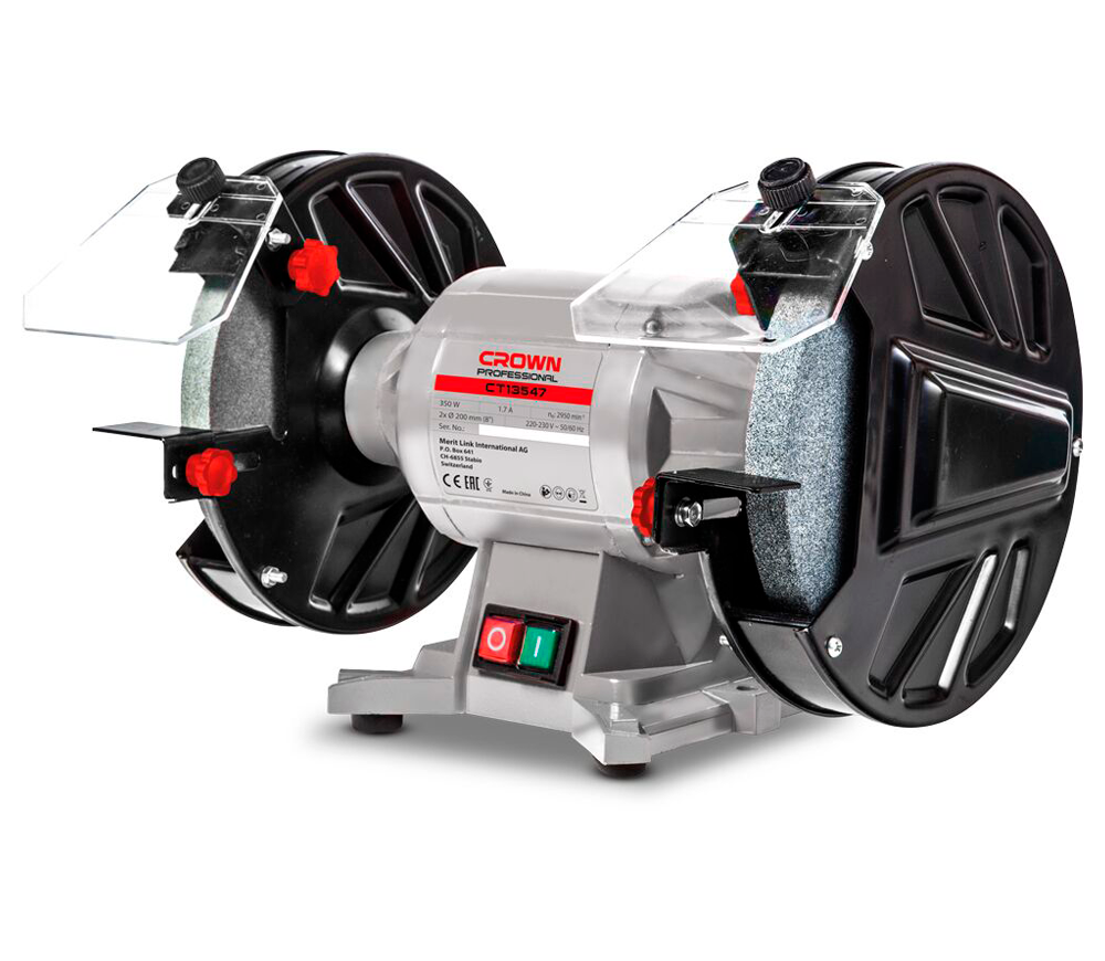 Polizor de banc CROWN CT13547 350w 200mm