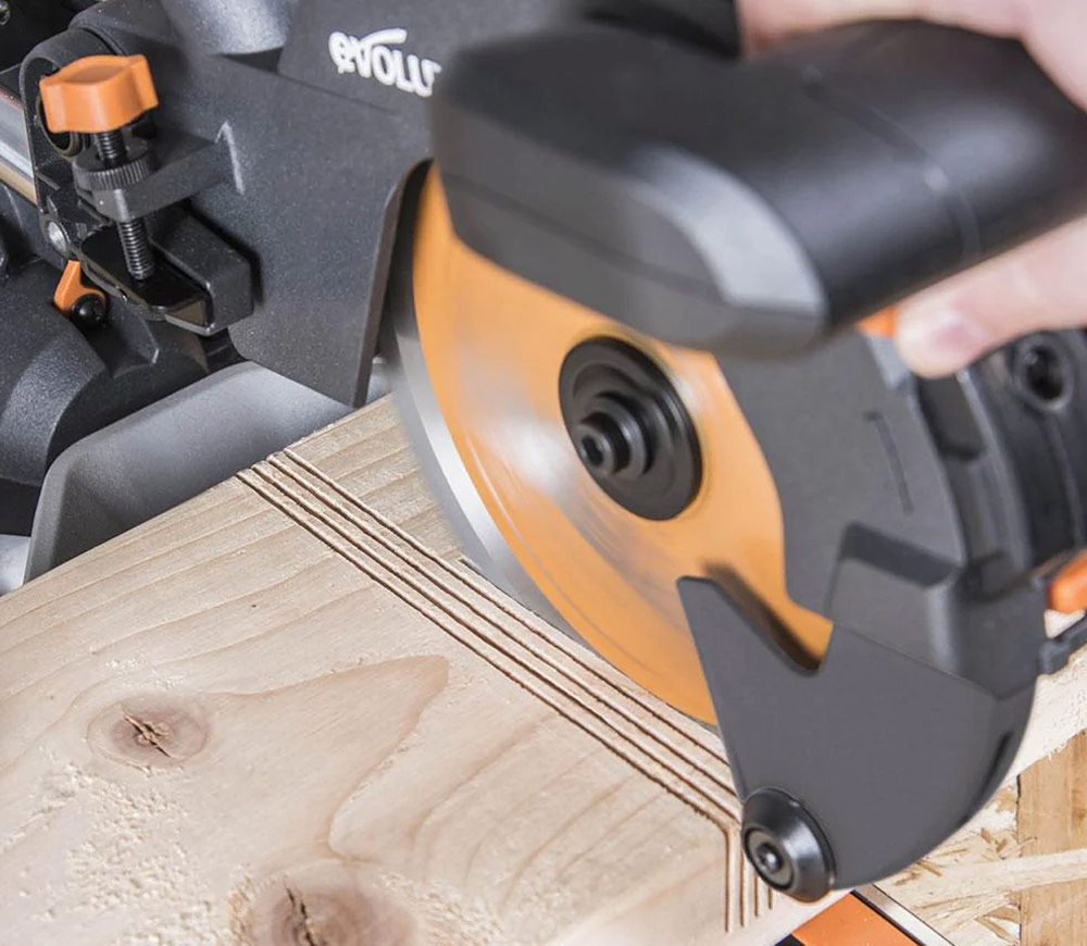Fierăstrău  circular staționar EVOLUTION R210 SMS + 1500w 210mm-3