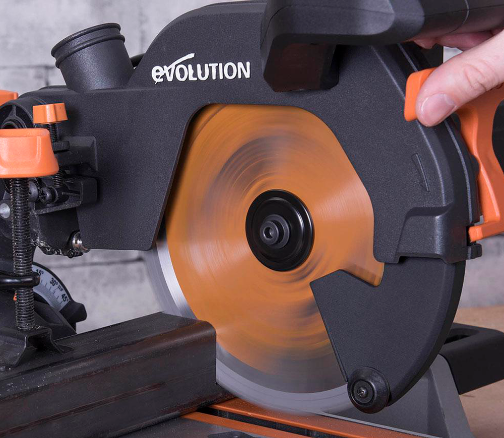 Fierăstrău  circular staționar EVOLUTION R210 SMS + 1500w 210mm-4