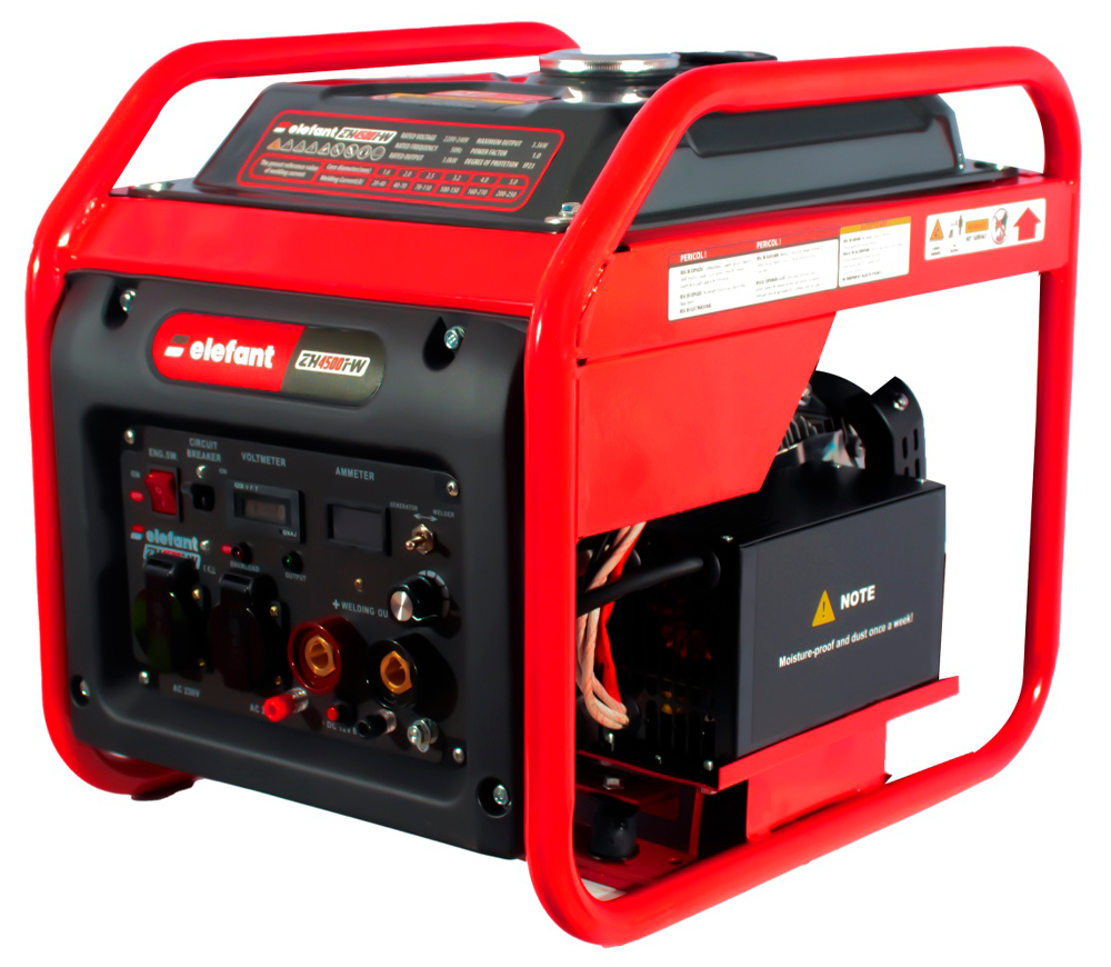 Generator electric cu aparat de sudură Elefant ZH4500I-W 3.3kw Benzină Invertor