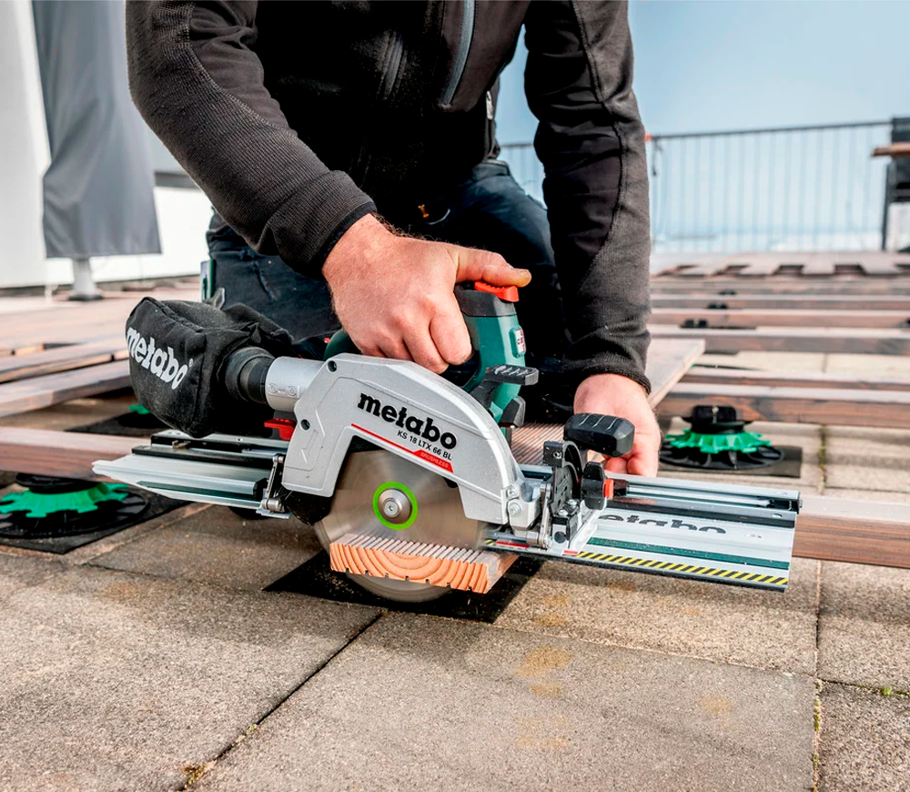 Fierăstrău circular cu acumulator (fără bat) METABO KS18 LTX 66 BL 165mm 18V-3
