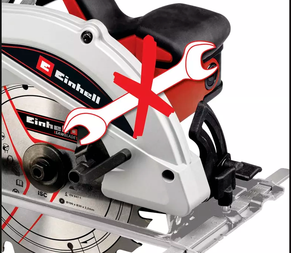 Fierăstrău circular EINHELL TE-CS 1250 1250w 165mm-2