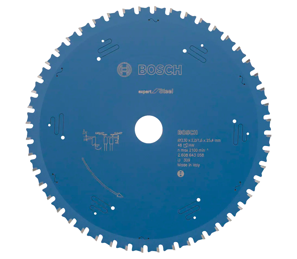 Disc pentru fierastrau electric BOSCH Expert for Steel 2608643058 230mm 2mm
