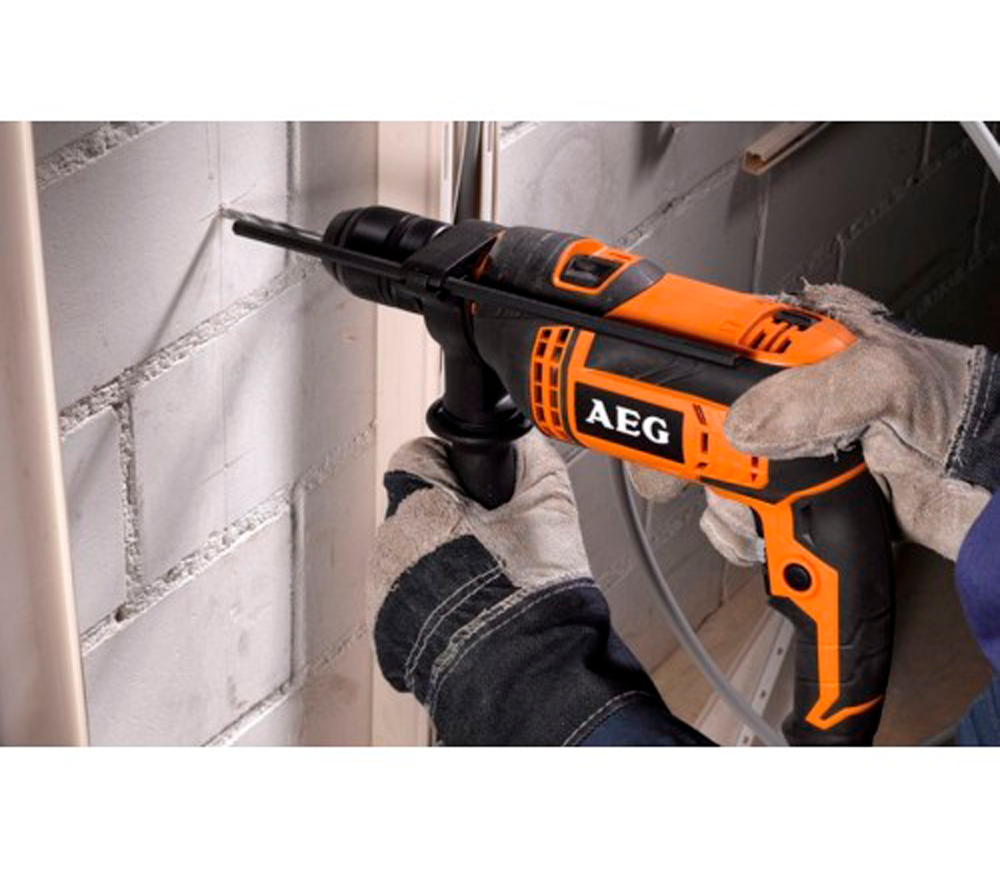 Mașină de găurit cu percutie AEG SBE600R 600w-3