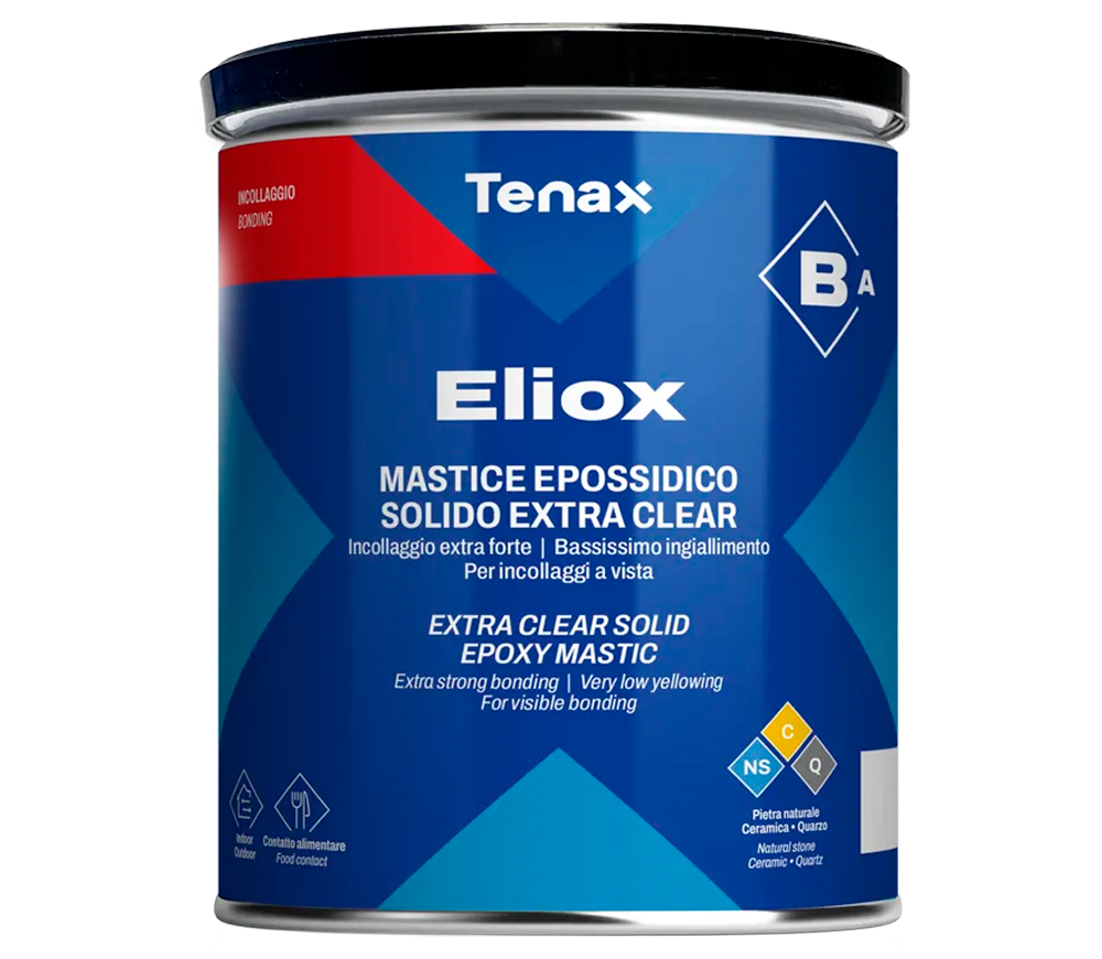 Adeziv epoxid mastic transparent Tenax ELIOX B 0.75L