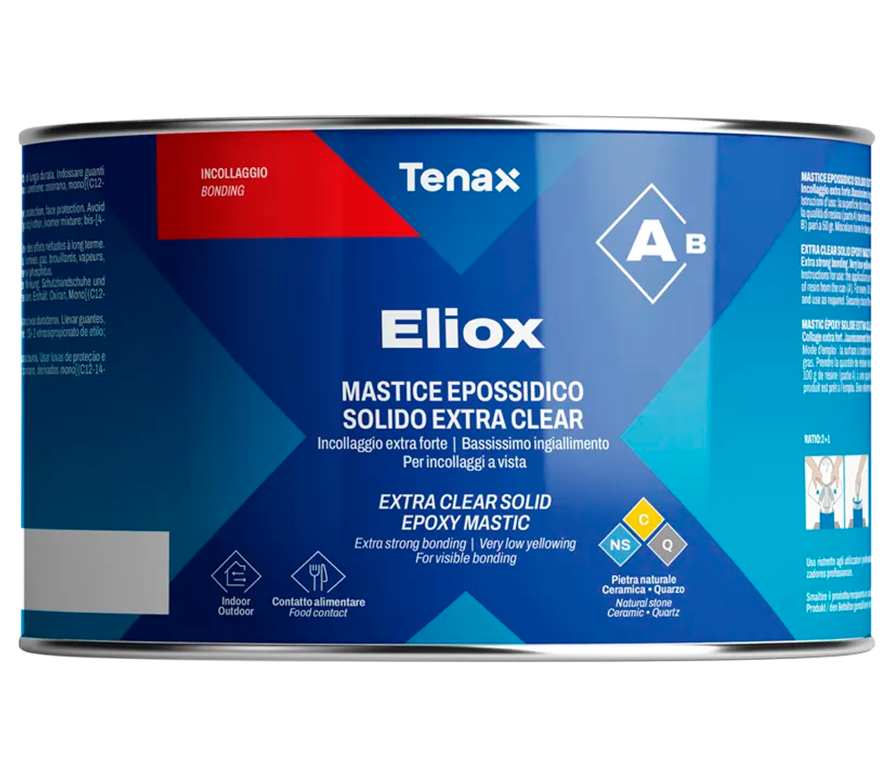 Adeziv epoxid mastic transparent Tenax ELIOX A 1.5L