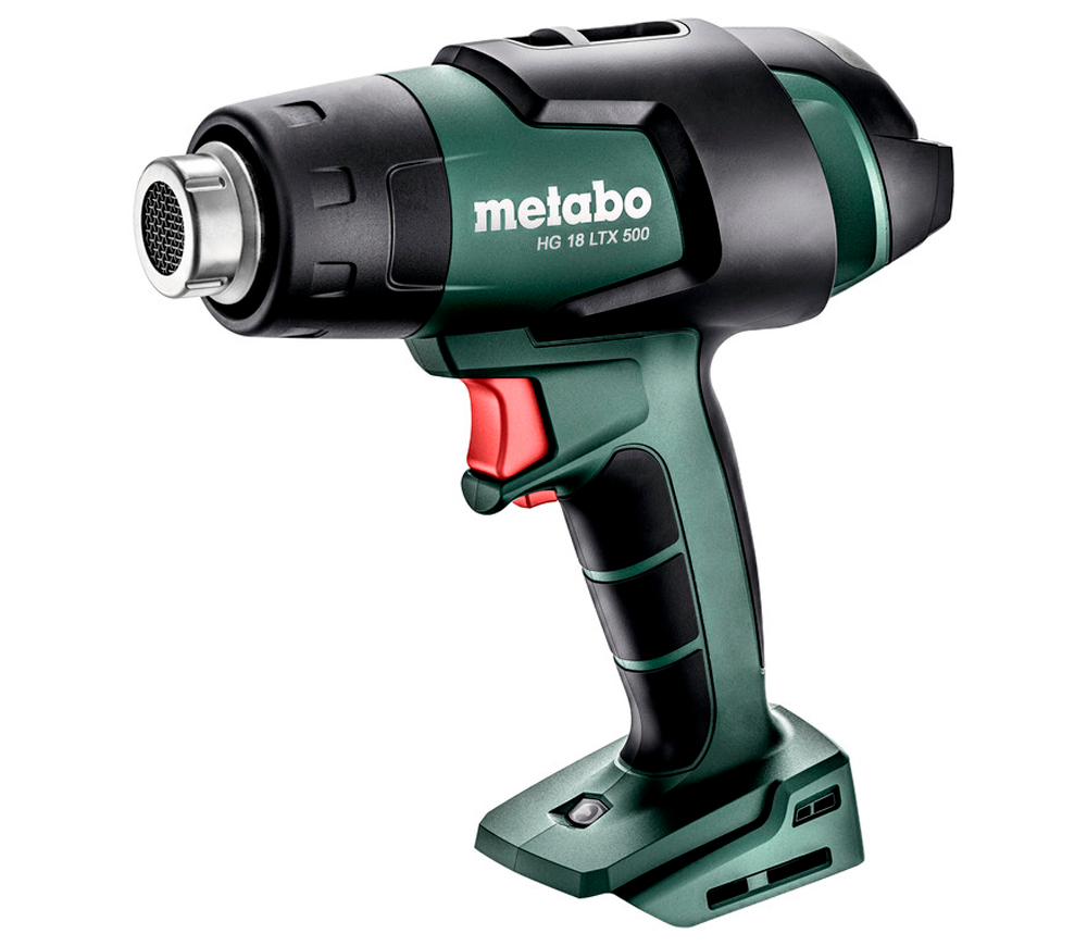 Suflantă de aer cald cu acum. (fără bat) METABO HG 18 LTX 500 500°C