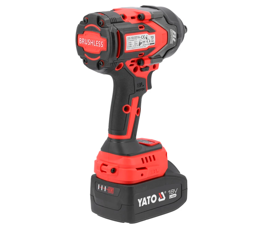 Mașină de înșurubat cu impact cu acumulator 18V 4Ah YATO YT828071  1200Nm-2