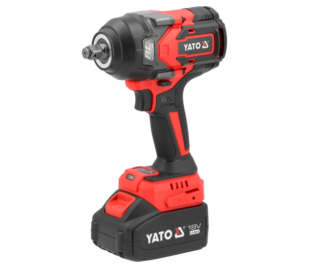 Mașină de înșurubat cu impact cu acumulator 18V 4Ah YATO YT828071  1200Nm