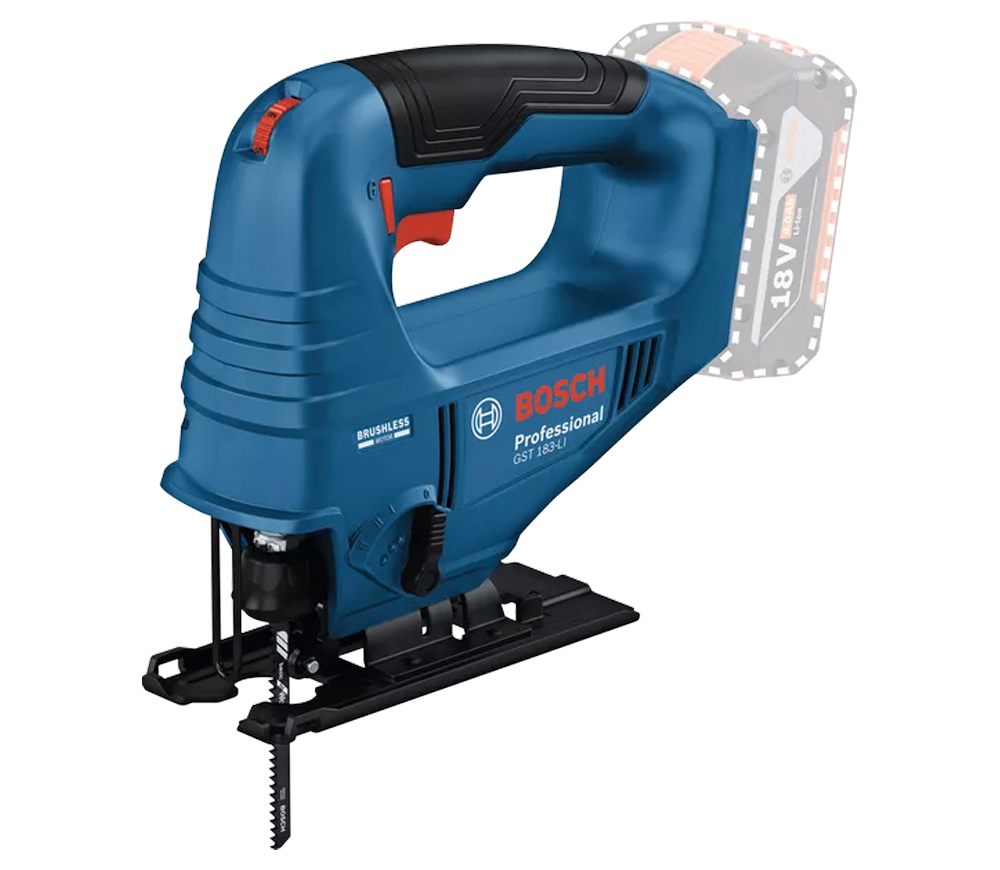 Fierăstrău pendular cu acumulator (fără bat) BOSCH GST 183 LI 18V