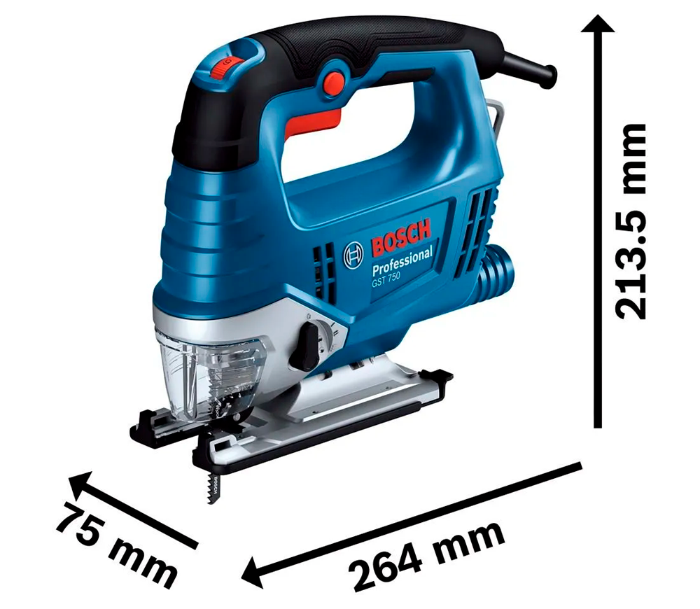 Fierăstrău pendular BOSCH GST 750 Professional 520w-3