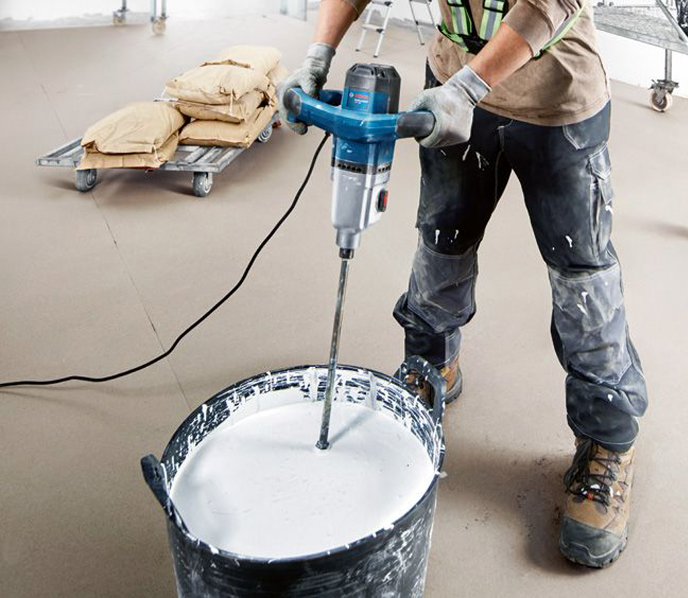 Миксер строительный BOSCH GRW 140 1400вт-4