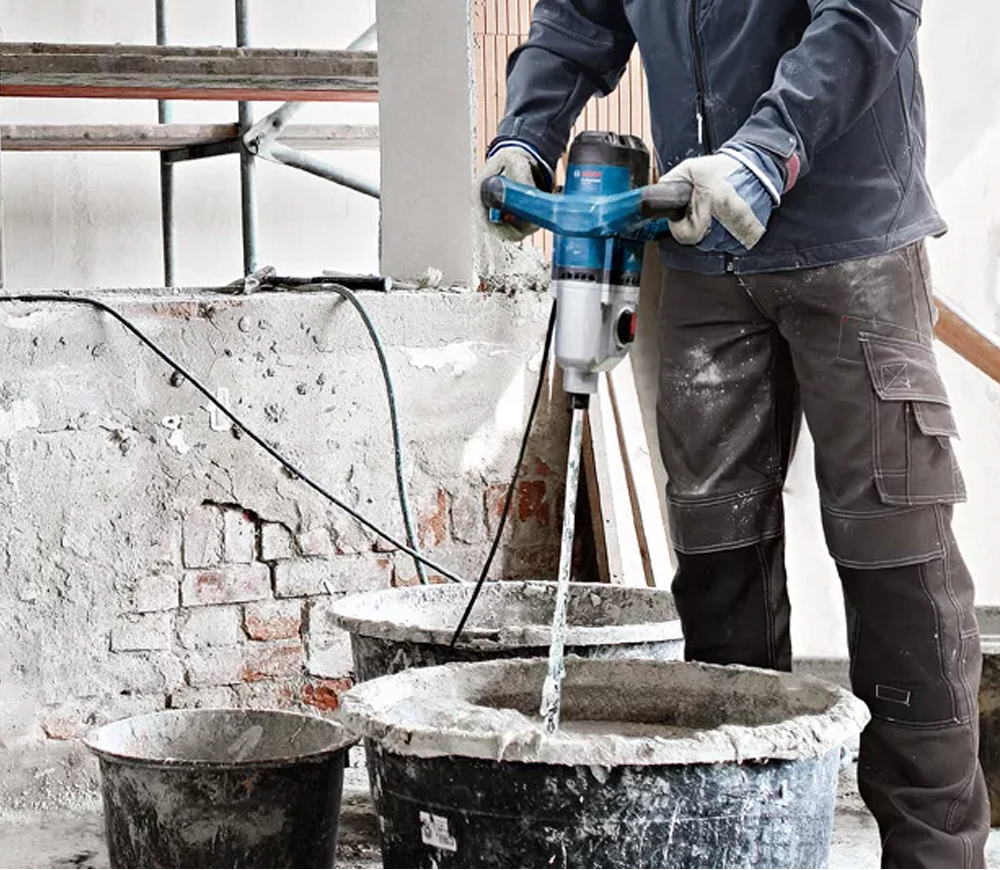 Миксер строительный BOSCH GRW 140 1400вт-5