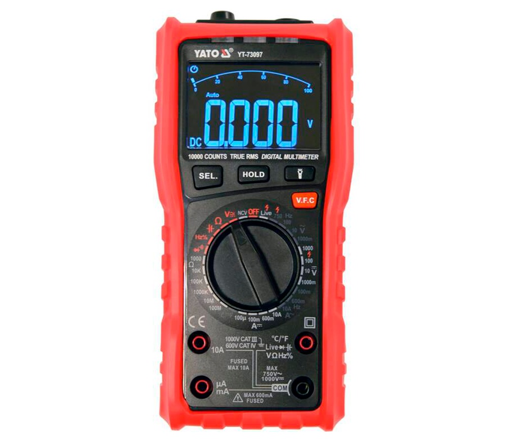Multimetru digital YATO YT73097 0/1000V 0/10A-5