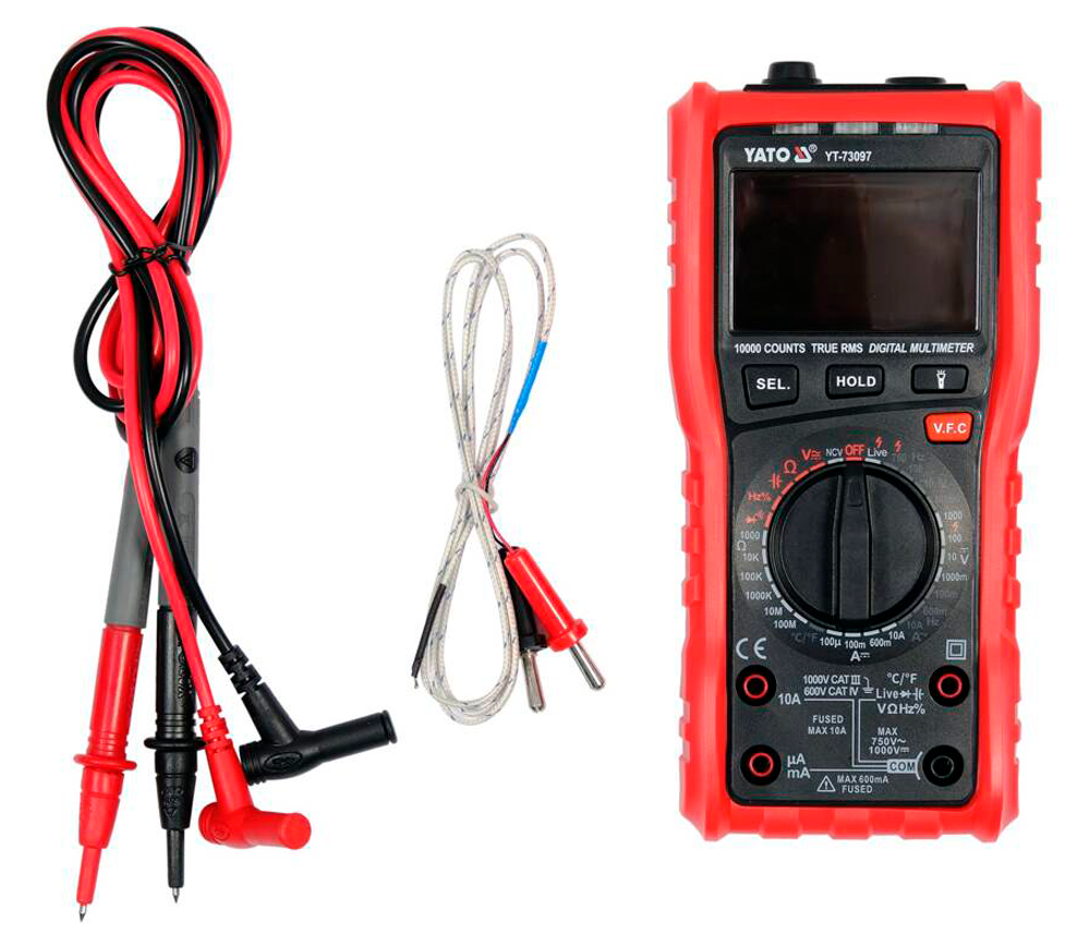 Multimetru digital YATO YT73097 0/1000V 0/10A