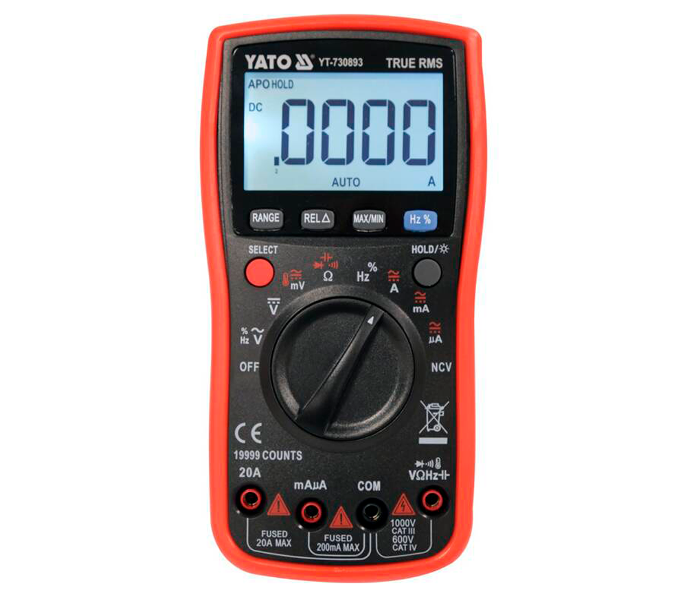 Multimetru digital YATO YT730893 0/1000V 0/20A