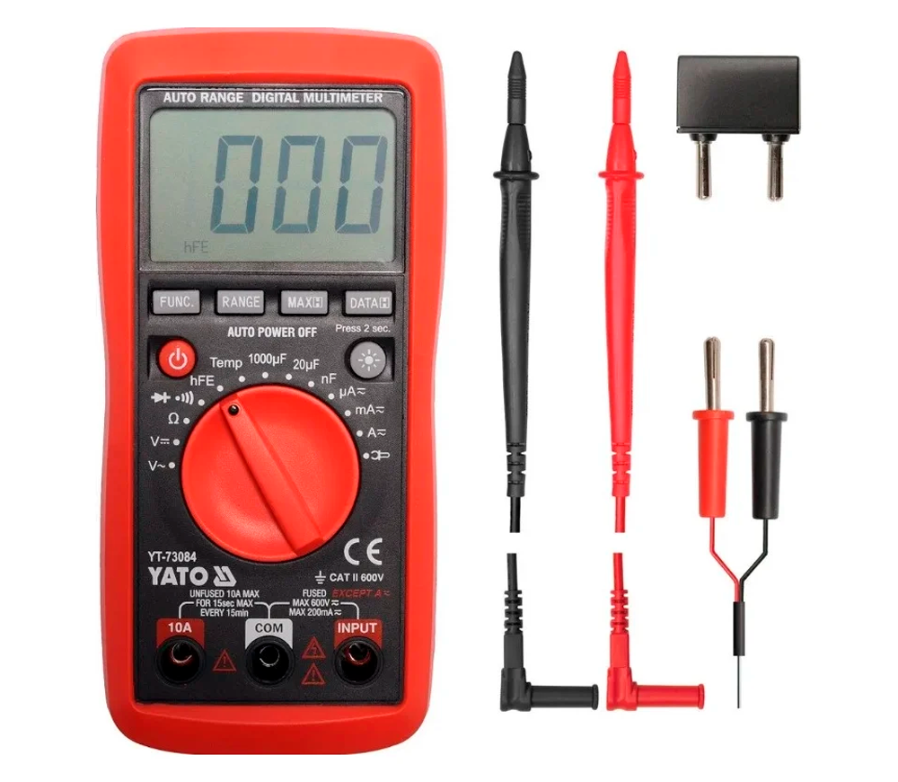 Multimetru digital YATO YT73084 0/300V 0/10A-3