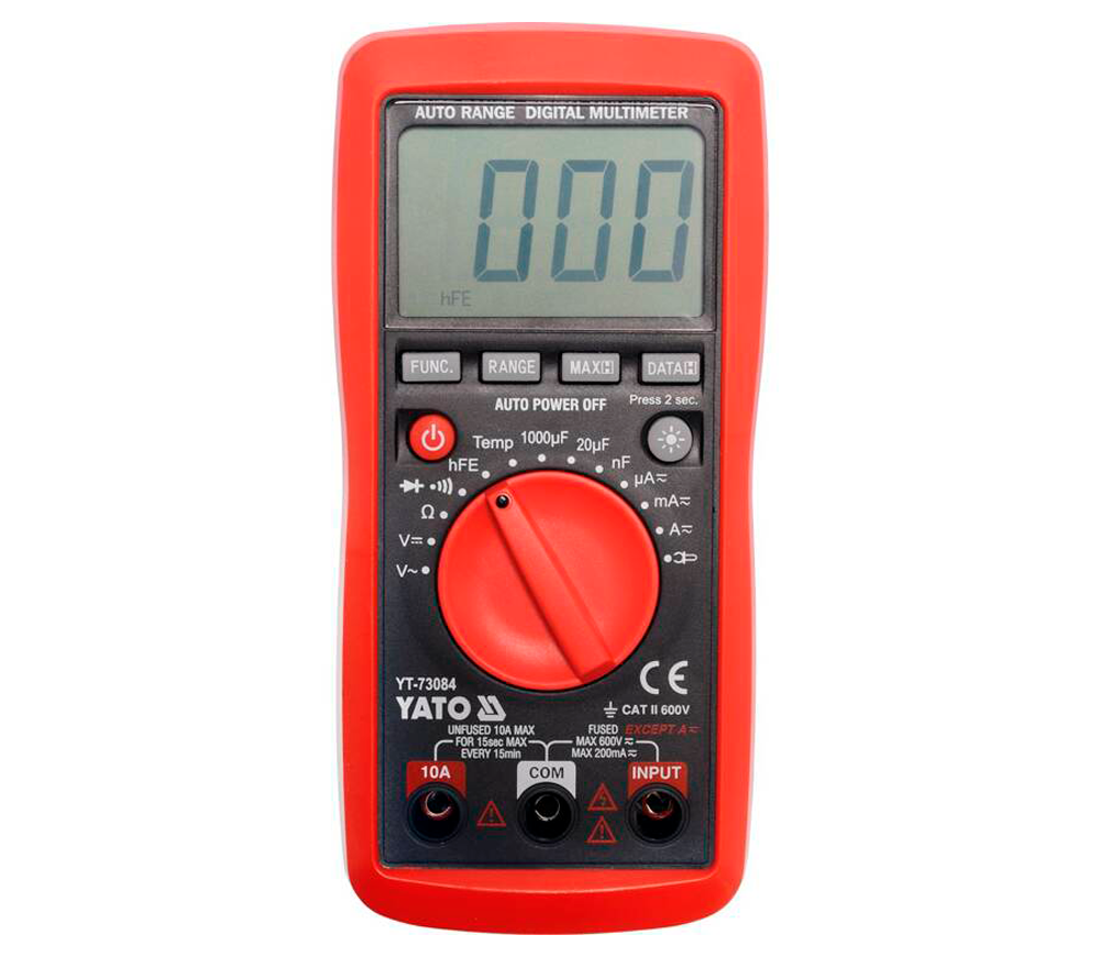 Multimetru digital YATO YT73084 0/300V 0/10A