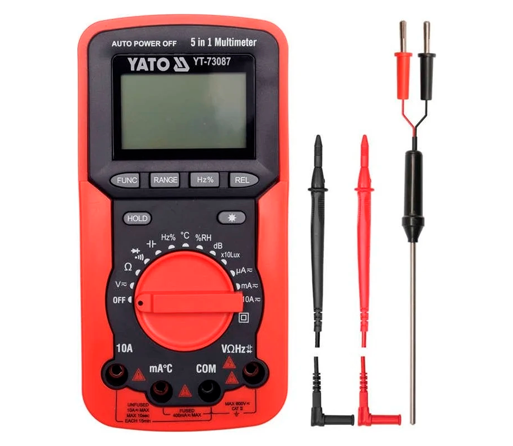 Multimetru digital YATO YT73087 0/300V 0/10A