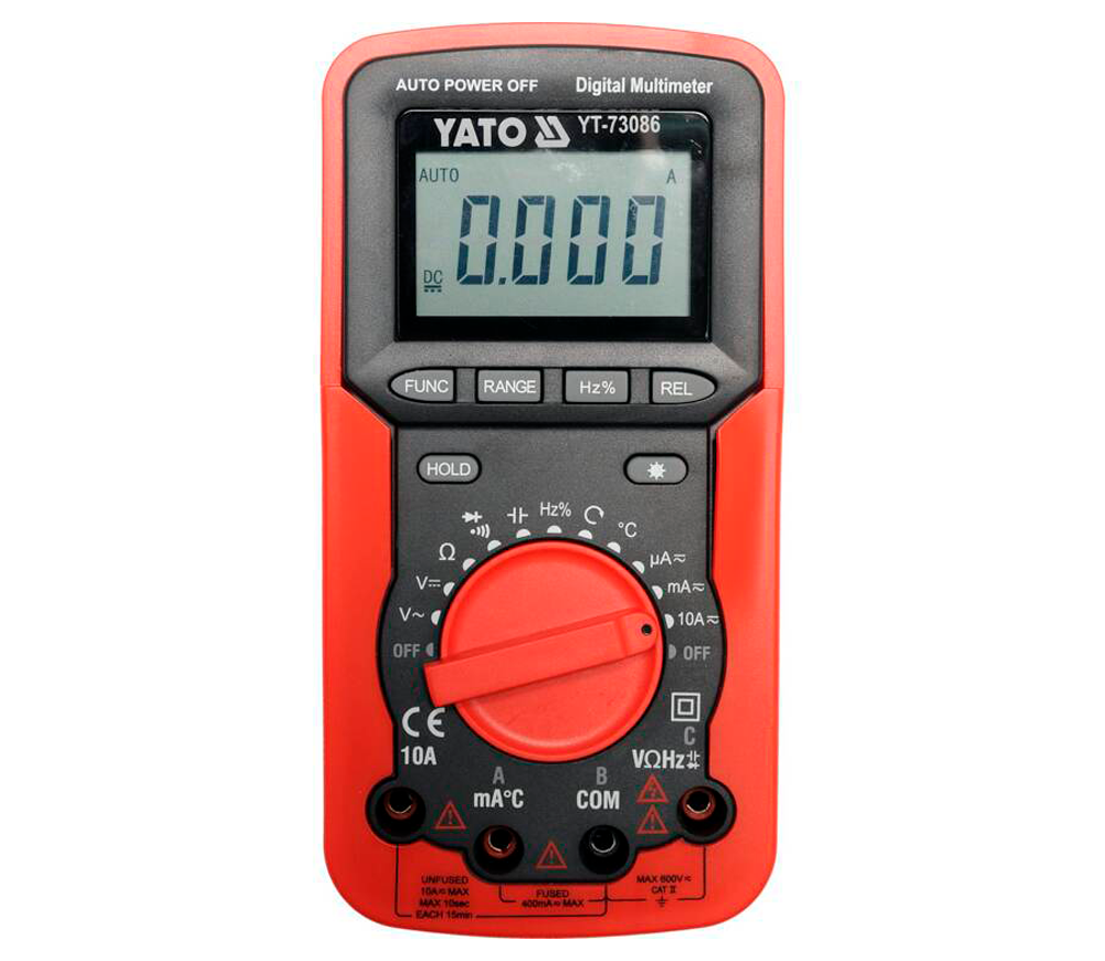 Multimetru digital YATO YT73086 0/600V 0/10A