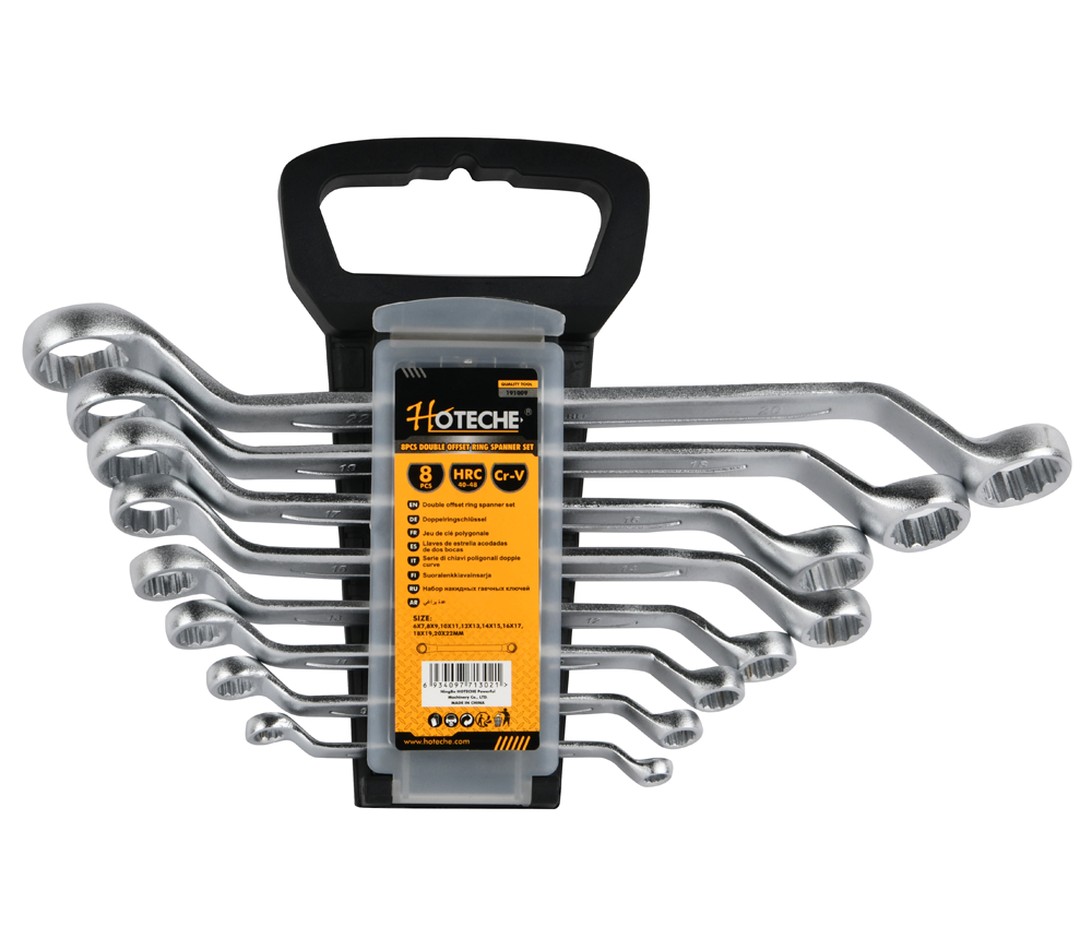 Set 8 chei inelare HOTECHE 191009 6x22mm