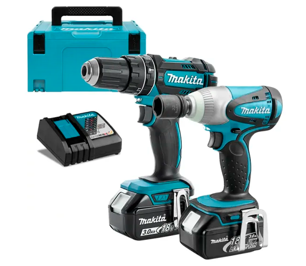 Set de instrumente cu acumulator MAKITA DLX2133J 18V 3Ah