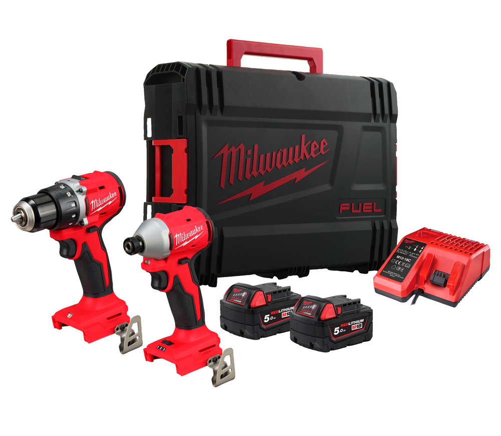 Set de unelte cu acumulator MILWAUKEE M18 BLCPP2B-502C 18V 5Ah