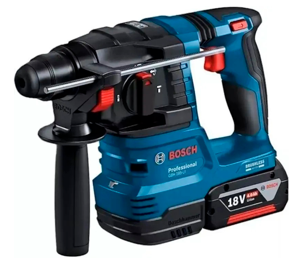Ciocan rotopercutor cu acumulator BOSCH GBH 185-LI 1.9J 18V 4Ah-2