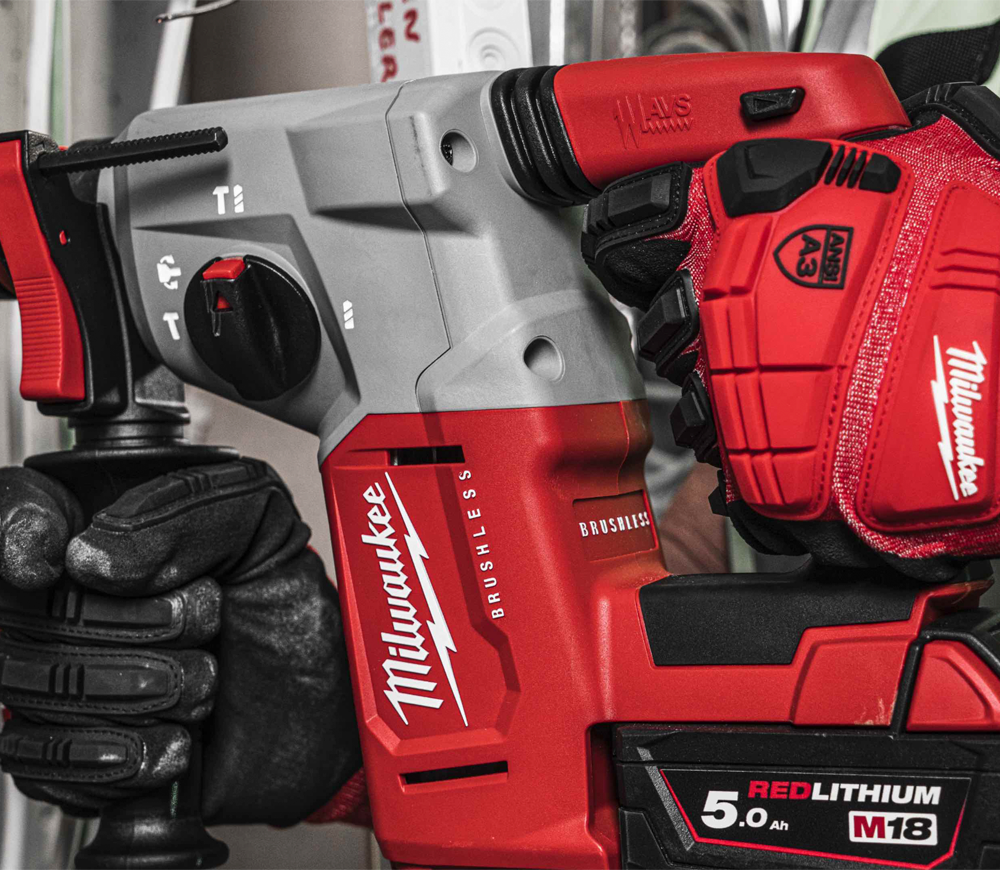Ciocan rotopercutor cu acumulator MILWAUKEE M18 BLHX100P-502P 2.3J 18V 5Ah-7
